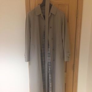 barely worn  Burberry Trench Coat size 14